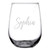 Personalized Stemless Wine Glass - Beautiful Bloom