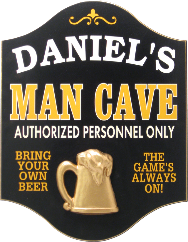 Man Cave Sign Custom Man Cave Plaque Man Cave Gifts