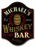 Personalized Name Whiskey Bar Sign