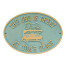 BBQ Grill Personalized Plaque - Bronze Verdigris