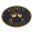 Personalized Wine Bar Plaque - Black / Gold Finish