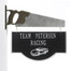 Personalized Racing Car Garage Plaque - Black/Silver - Saw Bracket