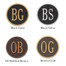 Finish options: Black/Silver, Black/Gold, Oil-Rubbed Bronze, Bronze/Gold