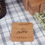 Custom Laser Engraved Set of 6 Bamboo Wood Coasters