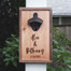 Custom Engraved Wedding Gift: Wooden Wall Mounted Bottle Opener