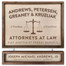 Custom Attorney Wooden Sign - With Name Board