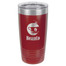 Personalized Tumblers - 20oz Maroon Custom Engraved Tumbler Mug