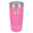 Personalized Tumblers - 20oz Pink Custom Engraved Tumbler Mug