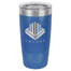 Personalized Tumblers - 20oz Royal Blue Custom Engraved Tumbler Mug