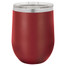 Custom Laser Engravable Tumbler 12 oz Stemless Wine Glass in Maroon