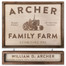 Custom Farmer Wooden Sign - With Name Board