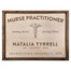 Custom Nurse Practitioner Wooden Sign