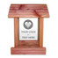 Personalized Cedar Wood Bird Feeder Custom Engraved