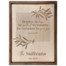 Personalized Scripture Plaque - Romans 12:12 - Rejoice in Hope (Rectangle)