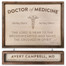 Personalized Doctor Sign with Custom Name Board