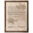 Personalized Scripture Verse Plaque - Rectangle (Philippians 4:4)