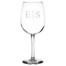 Personalized Wine Glass Classy Monogram