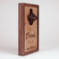 Gorgeous handcrafted wooden bottle opener, wall mounted