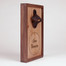 Handcrafted wooden bottle opener