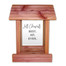 BEST EVER custom engraved cedar bird feeder