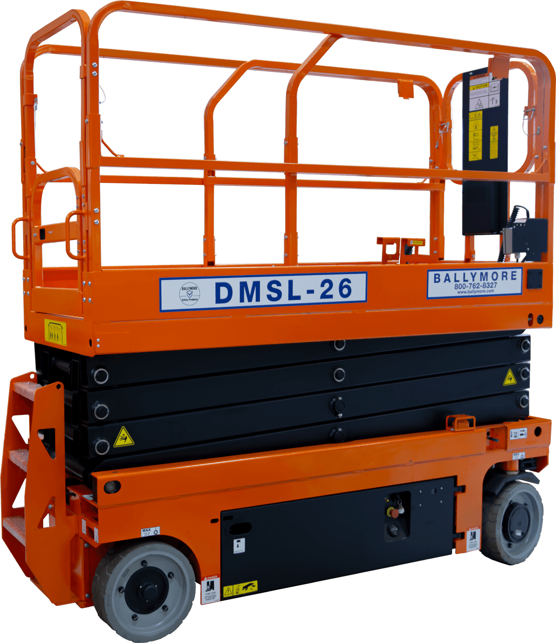 DMSL-26 - Ballymore Drivable Mini Scissor Lift 26' Platform, 500