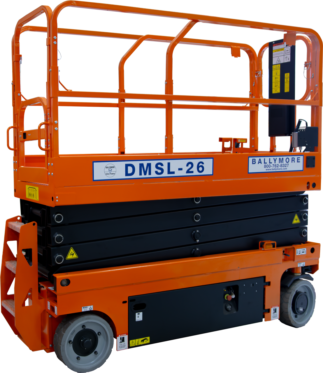 DMSL-26 - Ballymore Drivable Mini Scissor Lift 26' Platform, 500