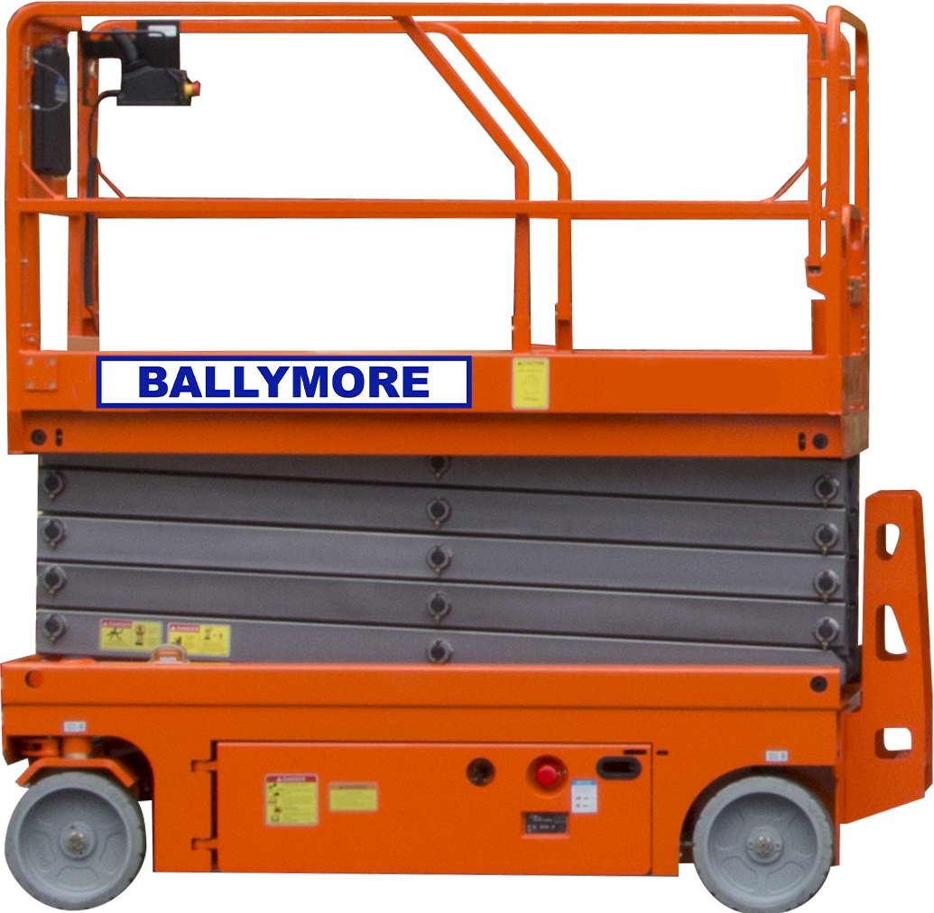 DSL-32 - Ballymore Drivable Scissor Lift 32' Platform, 700 Lb
