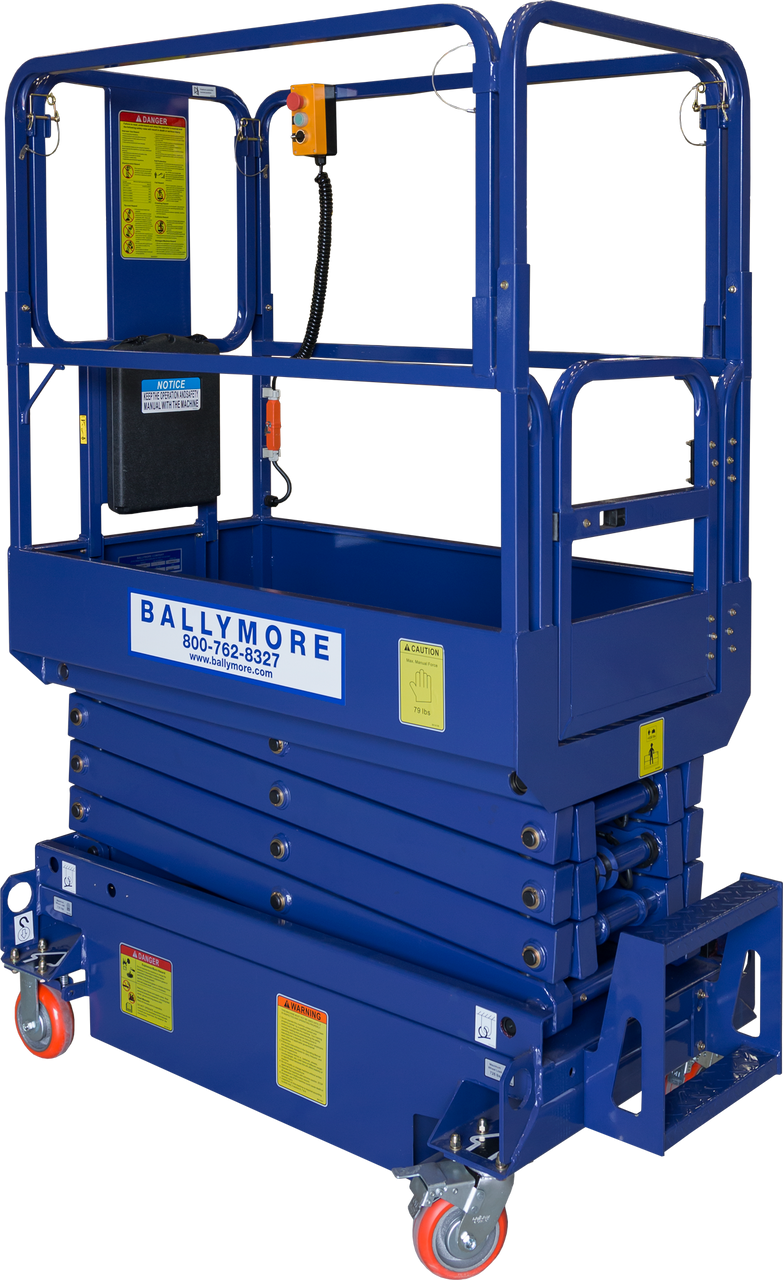 MSL-10 - 16' Mini Scissor Lift - Ballymore Safety Products