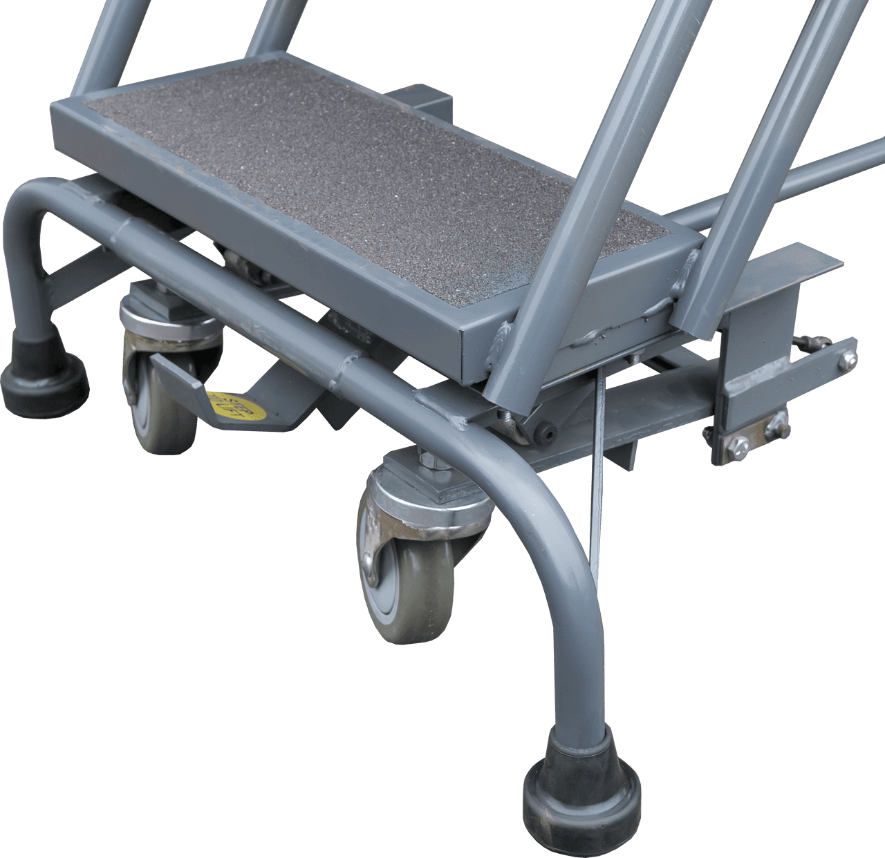 All Direction Ladder: 100 in Platform Ht, 14 in Platform Dp, 16 in