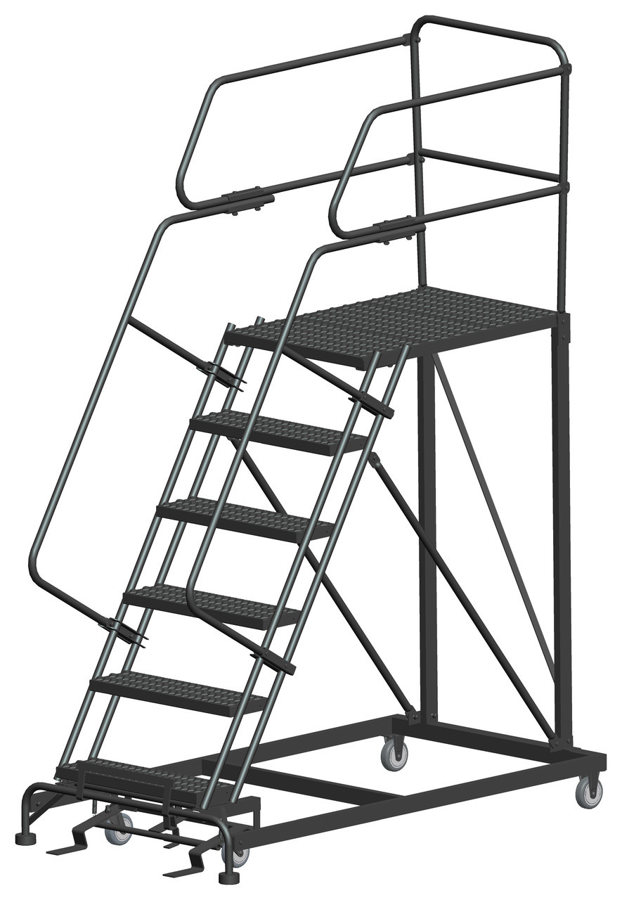 Single Entry Work Platforms, 6 Step, 38 In Wide Base, 36 in Deep ...
