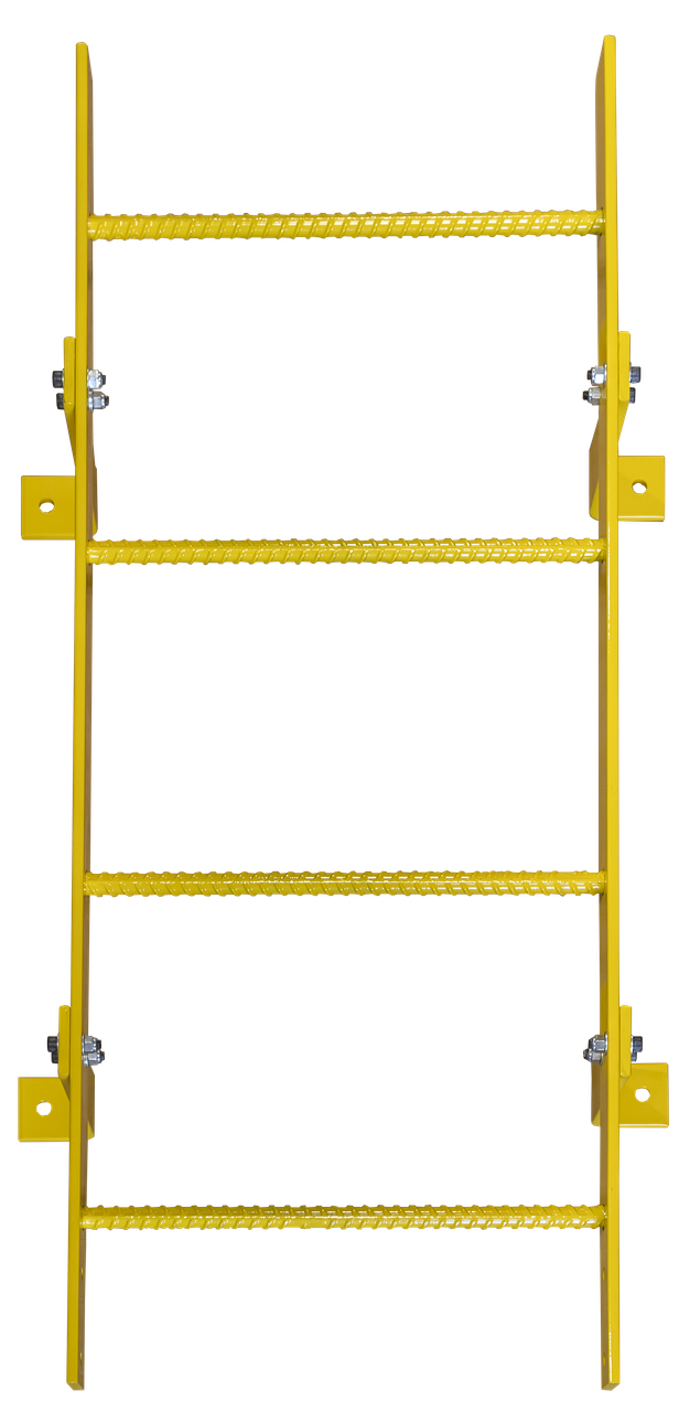 Straight Height Ladder 4 Rungs With Walkthru - Ballymore Safety Products