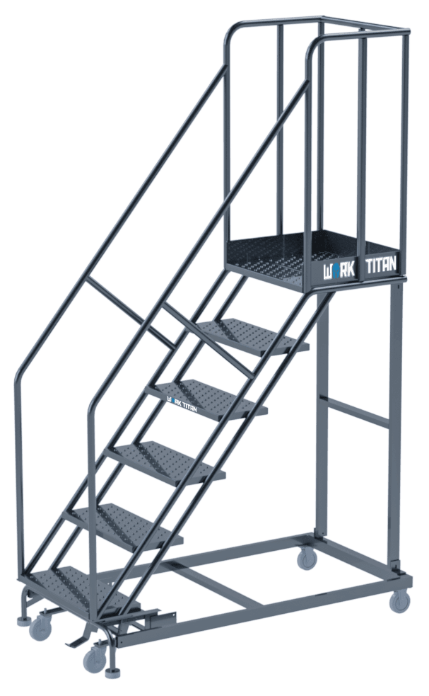 Work Titan ladder 6 STEP,Heavy Duty 800 lb. Capacity ,32WD 21DTS