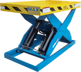 MAX WIDE BASE SCISSOR LIFT HAND CONTROL 48x60 6K CAPACITY