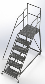 Tri-Arc KD 6 Step Easy Climb Ladder Grip Strut 24 Hr 