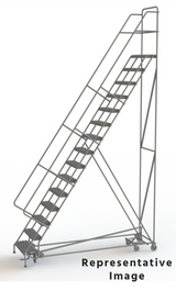 Tri-Arc KD 14 Step EC All Directional Grip 24 HR 30" Deep Top Step 