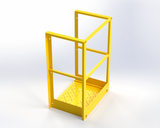 UDES 20" Cantilever Platform 24 Wide Perforated, Platform Only
