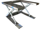 Stainless Galvanized "U" Lift Table 3.3K Capacity 60x56 Foot Controls
