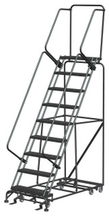 Ballymore Safety Products All Direction Ladders, All Directional, 10 Step, 32 In Wide Base, 14 in Deep Top Step, Serrated Tread, Setup 