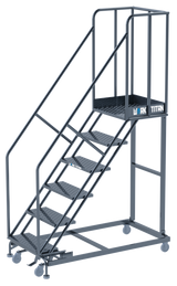 Ballymore Safety Products Work Titan ladder 6 STEP,Heavy Duty 800 lb. Capacity ,32WD 21DTS,PTRD 