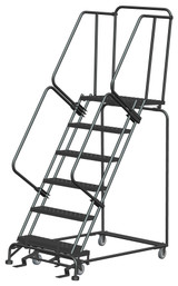 Ballymore Safety Products 6 STEP,W/RAIL,30 WIDE 21DTS,PTRD 