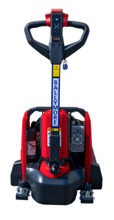 Ballymore Safety Products Professional Grade Lithium Powered Pallet Jack- Electric Drive and Electric Lifting and Lowering, 4500 lb. Capacity, 27"W x 45" Long Forks 