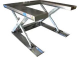 Lift Products Inc Stainless Galvanized "U" Lift Table 3.3K Capacity 60x56 Hand Controls 