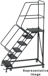Ballymore Safety Products Heavy Duty 6 Step, 50 Degree Slope Ladder, P, 28 Deep Top Step, Calosha 