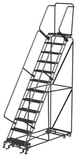 Ballymore Safety Products All Direction Ladders, CALOSHA, All Directional, 12 Step, 32 In Wide Base, 14 in Deep Top Step, Expanded Metal Tread 