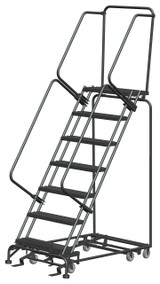 Ballymore Safety Products All Direction Ladders, CALOSHA, All Directional, 7 Step, 32 In Wide Base, 14 in Deep Top Step, Serrated Tread 