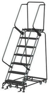 Ballymore Safety Products All Direction Ladders, CALOSHA, All Directional, 7 Step, 32 In Wide Base, 14 in Deep Top Step, Perforated Tread 