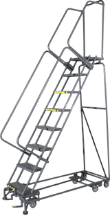 Ballymore Safety Products All Direction Ladders, CALOSHA, All Directional, 8 Step, 24 In Wide Base, 14 in Deep Top Step, Perforated Tread 