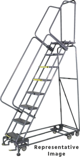 Ballymore Safety Products All Direction Ladders, CALOSHA, All Directional, 8 Step, 24 In Wide Base, 14 in Deep Top Step, Expanded Metal Tread 