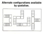 Ballymore Safety Products Serrated Grating Stair Section Indsutrial Crossovers - 3 Step, 38" Overall Width 