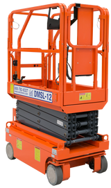 Ballymore Safety Products DMSL-12 - Ballymore Drivable Mini Scissor Lift 12' Platform 500 Lb. Capacity 